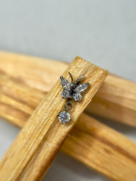 Baby butterfly charm
